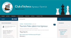 Desktop Screenshot of echecsaglo.fr